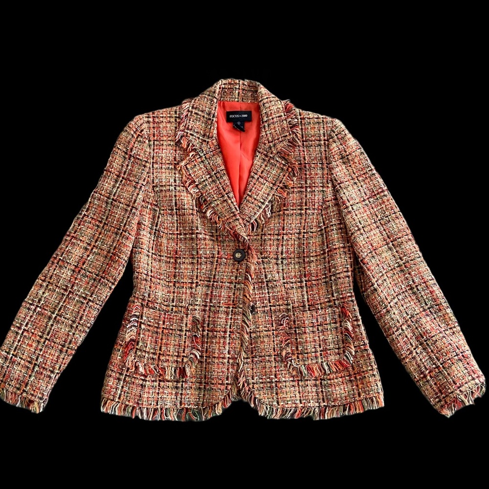 Multicolored retro jacket